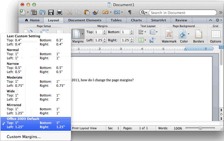 move paragraph window in word for mac 2011